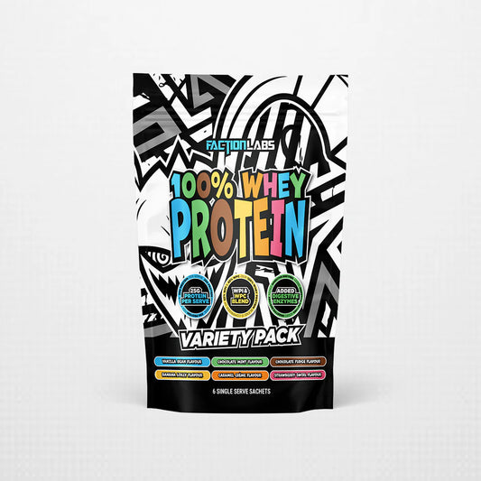 100% Whey Protein Variety Pack 6 Single Serves
