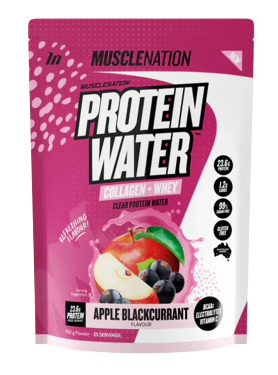 Protein Water + Collagen by Muscle Nation - Apple Blackcurrant - 25 Serves