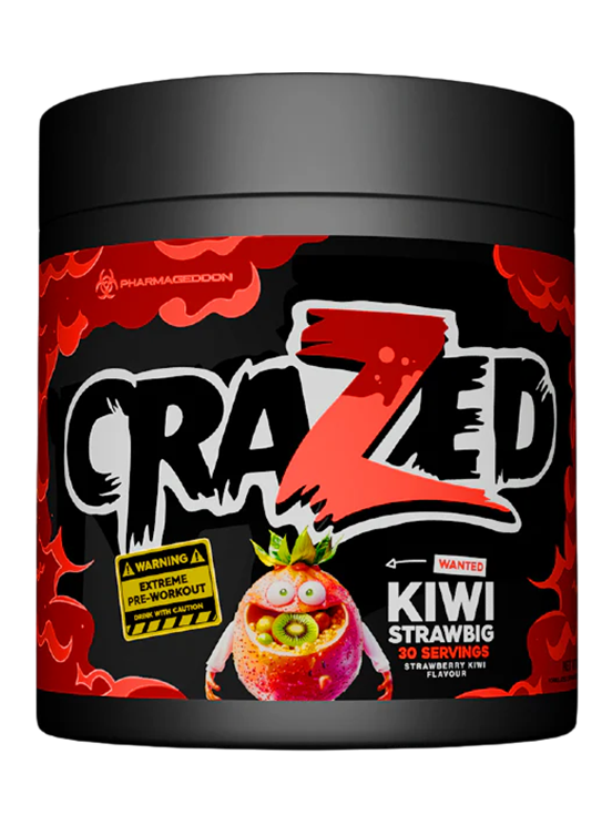 CRAZED By Pharmageddon - Kiwi Strawberry - 30 Serves