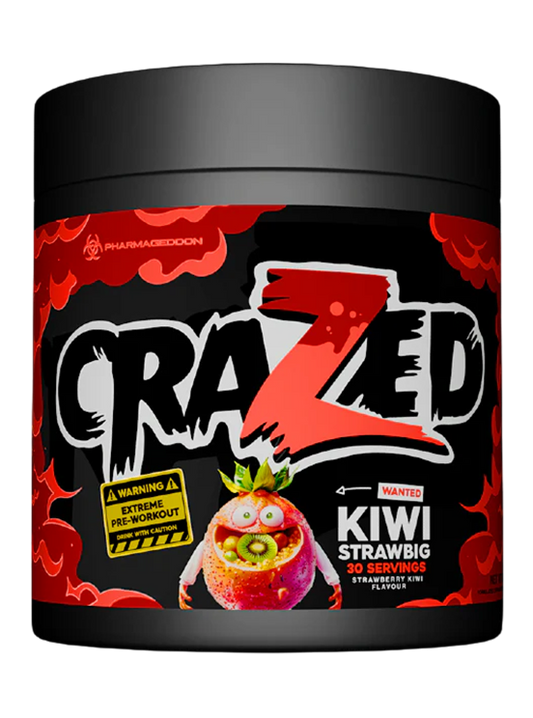 CRAZED By Pharmageddon - Kiwi Strawberry - 30 Serves