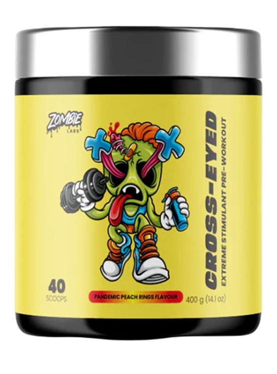 CROSS-EYED by ZOMBIE LABS - Pandemic Peach Rings - 40 Serves